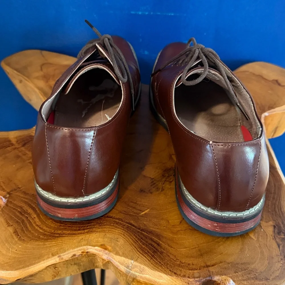 Men’s Bruno Marc Prince classic modern formal Oxford dress shoes Size 11W